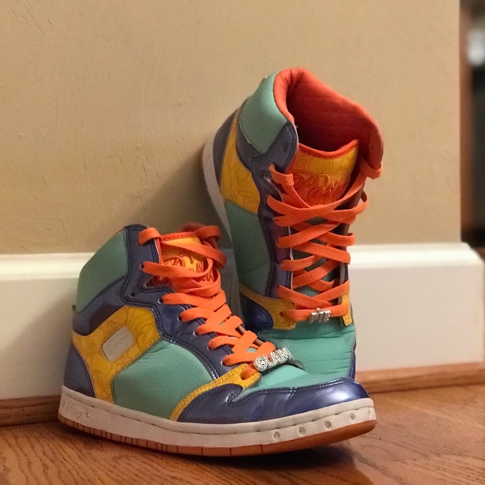 Vintage Pastry High Top Shoes